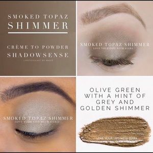 Smoked topaz shimmer shadow sense